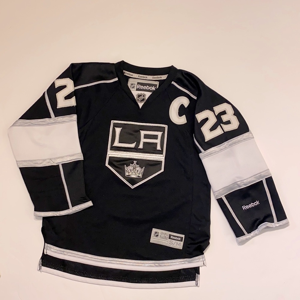 NHL LA Kings BROWN 23 jersey Youth S
